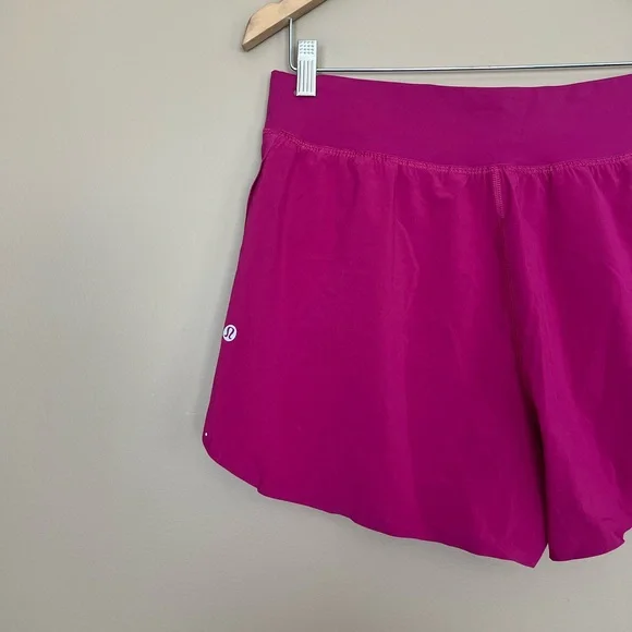 {Lululemon} Fast and Free Reflective High-Rise Classic-Fit Short 3" in Magenta - Picture 5 of 11